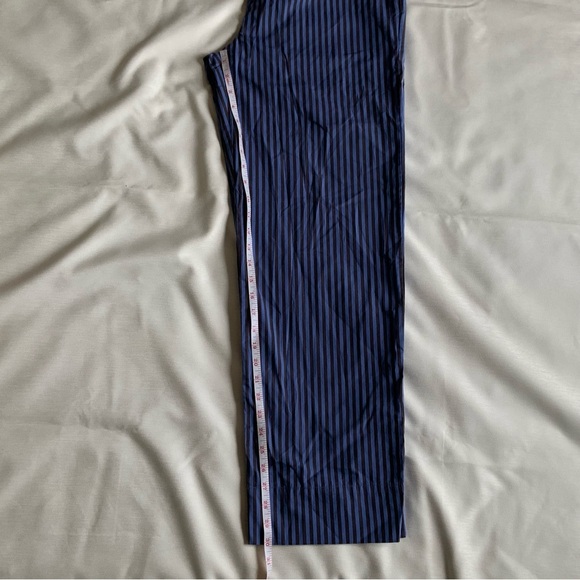 Tekla stripped blue and gray pajama trousers men’s - Picture 9 of 10